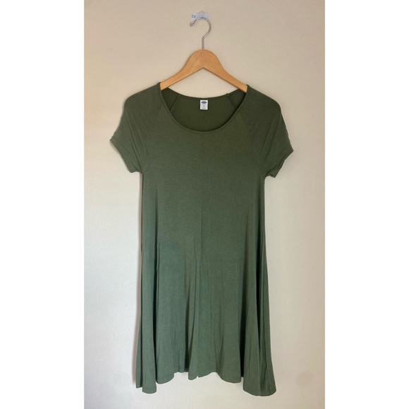 Old Navy T-Shirt Dress Green - Picture 1 of 4